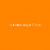 E-Defter Kayıt Ücreti