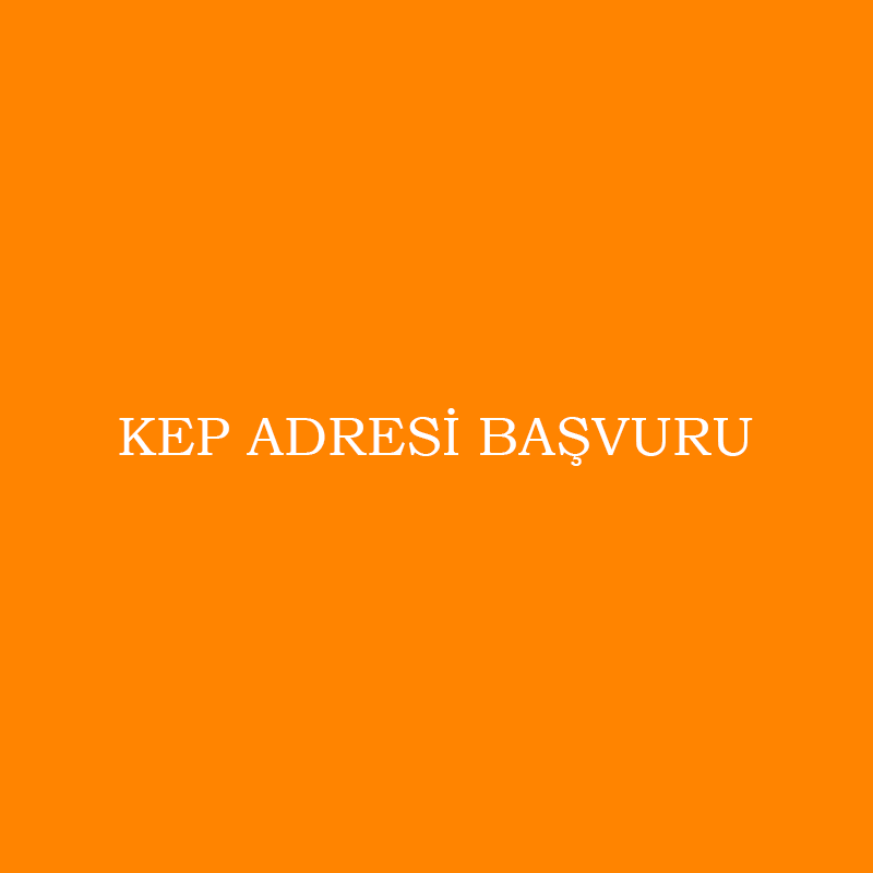 Kep Adresi Başvuru Ücreti